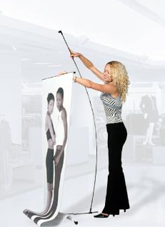 Tension Banner Stand, Gamma Imaging