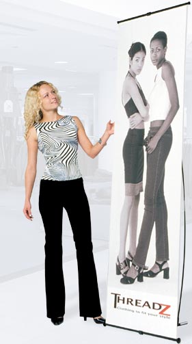 Tension Banner Stand 2, Gamma Imaging