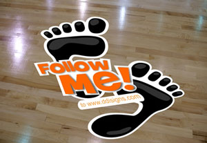 Gamma’s Floor Graphics can reinforce your brand message. Convert your floor into a unique marketing opportunity.